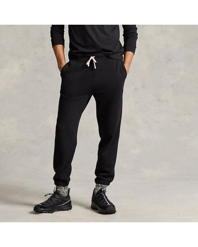 Ralph Lauren Fleece Athletic Sweatpants - Black