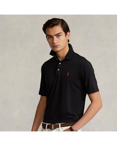 Ralph Lauren Classic Fit Performance Polo Shirt - Black