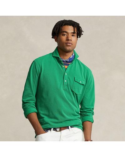Polo Ralph Lauren Classic Fit Mesh Polo Shirt - Green