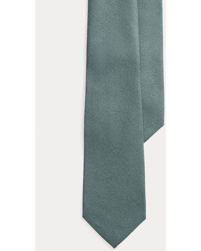Ralph Lauren Purple Label Gewebte Krawatte aus Wolle - Grün