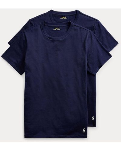 Polo Ralph Lauren T-shirt Met Ronde Hals, Twee Stuks - Meerkleurig
