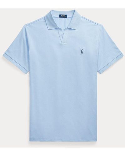Ralph Lauren Große Größen - Poloshirt aus Stretch-Piqué - Blau