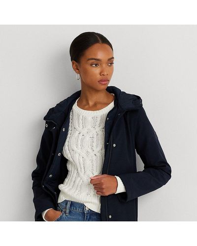 Lauren by Ralph Lauren Hooded Jacket - Blue