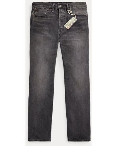 RRL Straight-Fit Jeans - Grau