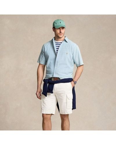 Ralph Lauren Große Größen - Relaxed-Fit Cargo-Shorts aus Twill - Weiß