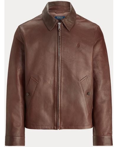 Polo Ralph Lauren Leather jackets for Men | Online Sale up to 24% off |  Lyst UK