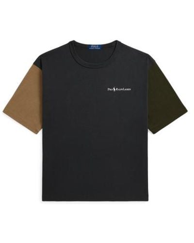 Polo Ralph Lauren Relaxed-Fit Jersey-T-Shirt mit Logo - Schwarz