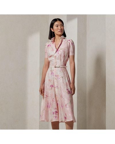 Ralph Lauren Collection Vestido Emeline del Año Nuevo Lunar - Rosa