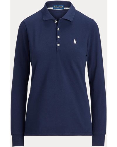 Ralph Lauren Golf Tailored-Fit Performance-Polohemd - Blau