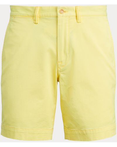 Polo Ralph Lauren Pantalón Corto Elástico Straight Fit - Amarillo