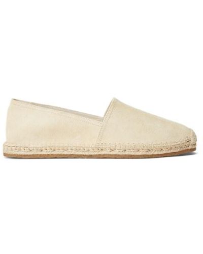 RRL Roughout Suede Espadrille - Natural