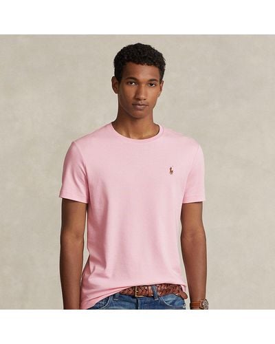 Ralph Lauren Classic Fit Soft Cotton Crewneck T-shirt - Pink