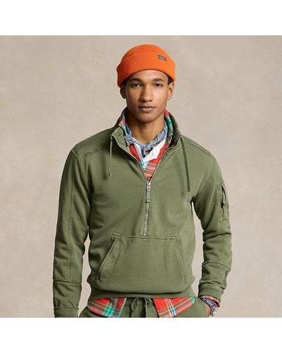 RLX Ralph Lauren Fleece-Sweatshirt mit Frotteeinnenseite - Grün