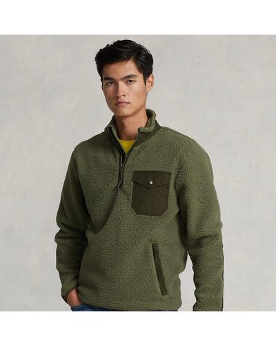 Polo Ralph Lauren Hybrid-Fleecepullover - Grün