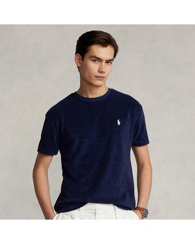Polo Ralph Lauren Camiseta de punto de rizo Classic Fit - Azul