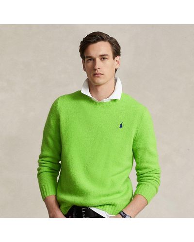 Polo Ralph Lauren Trui Met Ronde Hals En Textuur - Groen