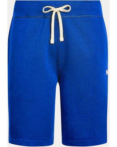 Polo Ralph Lauren De Rl-fleeceshort - Blauw