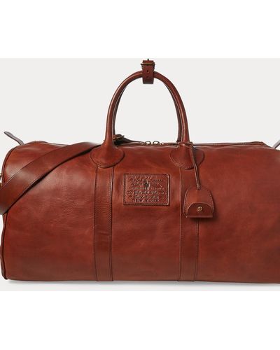 Ralph Lauren Leather Duffel Bag - Multicolour