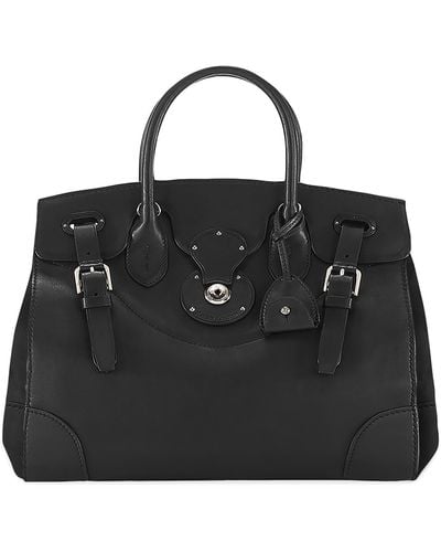 Ralph Lauren Collection Soft Ricky 33 Nappa Leather Bag - Black