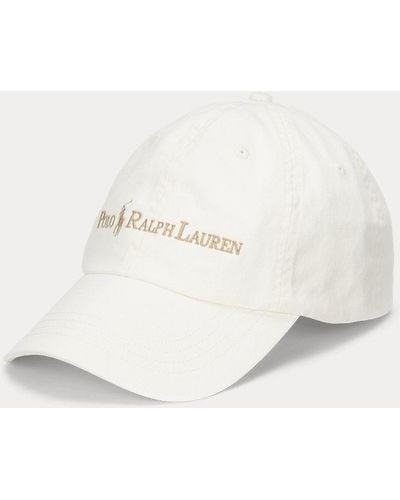 Polo Ralph Lauren Cotton Twill Ball Cap - White