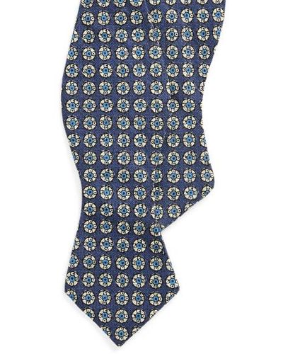 Polo Ralph Lauren Vintage-inspired Neat Linen Bow Tie - Blue