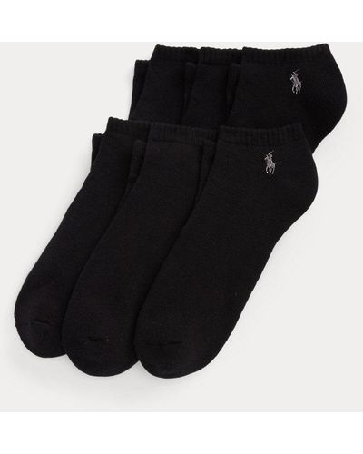 Polo Ralph Lauren Cushioned Low-cut-sock 6-pack - Black