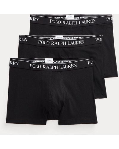 Polo Ralph Lauren Set Van Drie Stretchkatoenen Boxershorts - Zwart