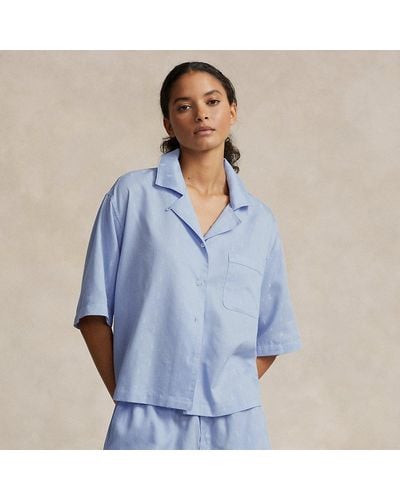 Polo Ralph Lauren Allover Pony Short-sleeve Pyjama Set - Blue