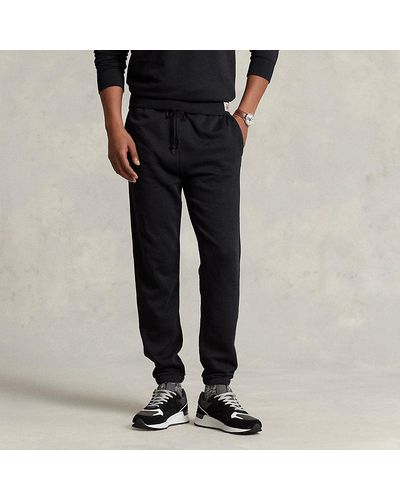 Ralph Lauren Garment-dyed Fleece Sweatpant - Black