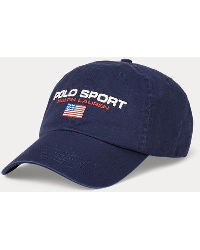 Polo Ralph Lauren Berretto da baseball Polo Sport in twill - Blu