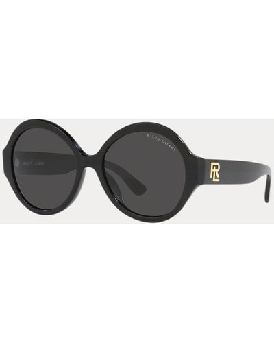 Ralph Lauren Runde Sonnenbrille RL Farrah - Grau