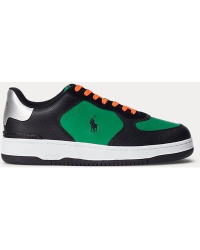 Ralph Lauren Sneaker Masters Court in pelle - Verde