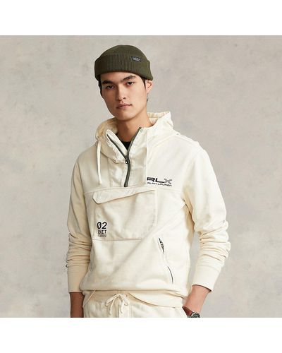 RLX Ralph Lauren Garment-dyed French Terry Hoodie - Natural