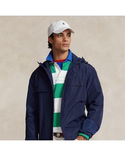 Polo Ralph Lauren Water-repellent Hooded Jacket - Blue