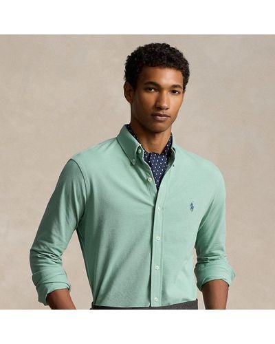 Polo Ralph Lauren Vederlicht Mesh Overhemd - Groen