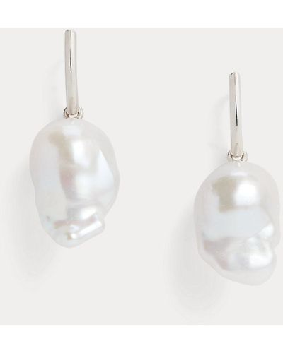 Ralph Lauren Collection Orecchini in argento sterling e perle - Bianco