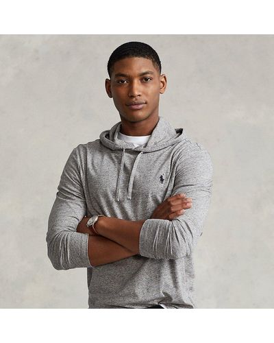 Ralph Lauren Jersey Hooded T-shirt - Gray