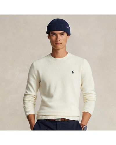 Polo Ralph Lauren Wool-cashmere Crewneck Jumper - White