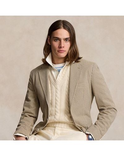 Polo Ralph Lauren Giacca Polo Soft Tailored in seersucker - Neutro