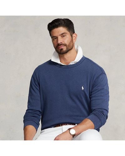Ralph Lauren Große Größen - Sweatshirt aus French-Terry - Blau
