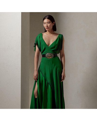 Ralph Lauren Collection Vestido de noche Johnathon de georgette - Verde