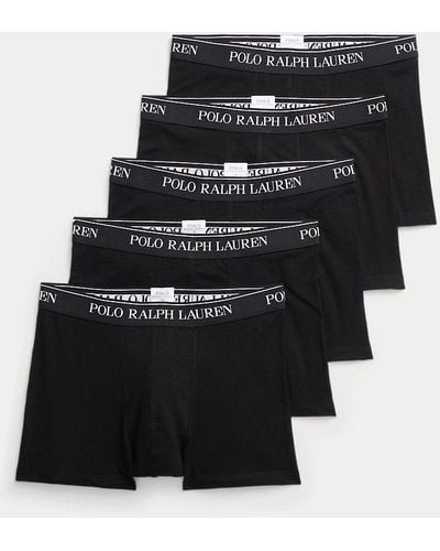 Polo Ralph Lauren 5-pack Klassieke Stretchkatoenen Boxers - Zwart