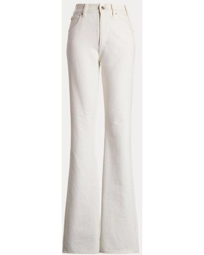 Ralph Lauren Collection Relaxed-Fit Bootcut-Jeans Kaida - Weiß