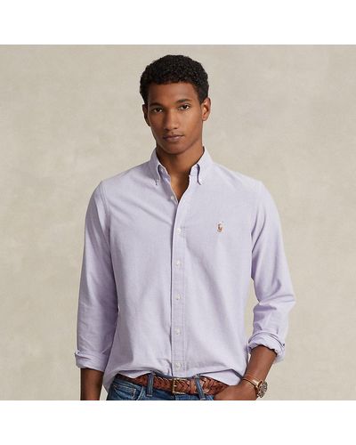 Polo Ralph Lauren Custom Fit Oxford Shirt - Purple