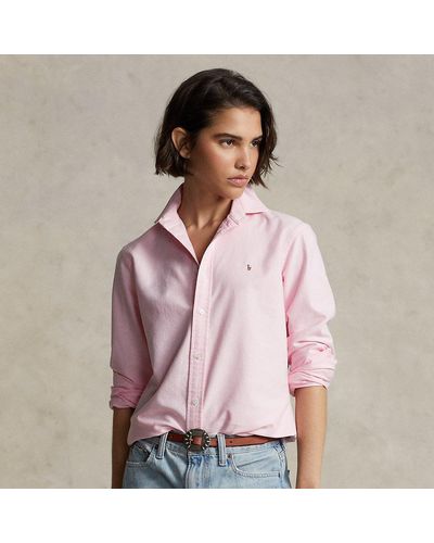 Ralph Lauren Classic-Fit Oxfordhemd - Pink