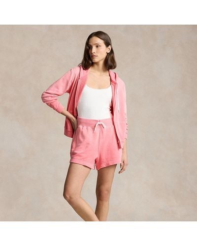 Polo Ralph Lauren Fleece Short Met Trekkoord - Roze