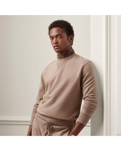 Ralph Lauren Purple Label Fleece Sweatshirt - Brown