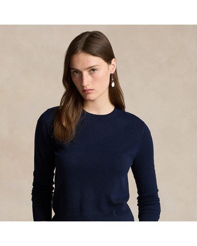Polo Ralph Lauren Cashmere Crewneck Sweater - Blue