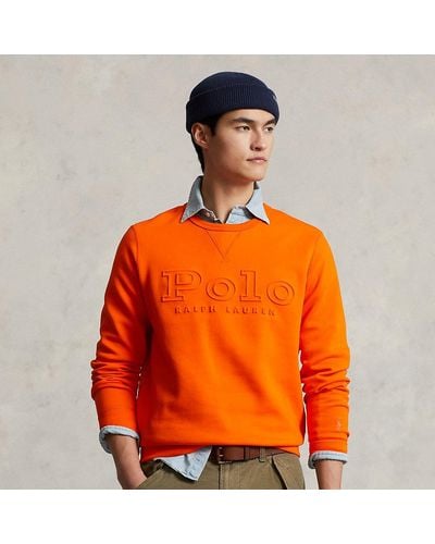Polo Ralph Lauren Doppellagiges Sweatshirt mit Logoprägung - Orange