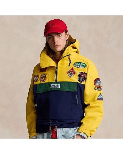 Polo Ralph Lauren Graphic Hooded Pullover Jacket - Yellow